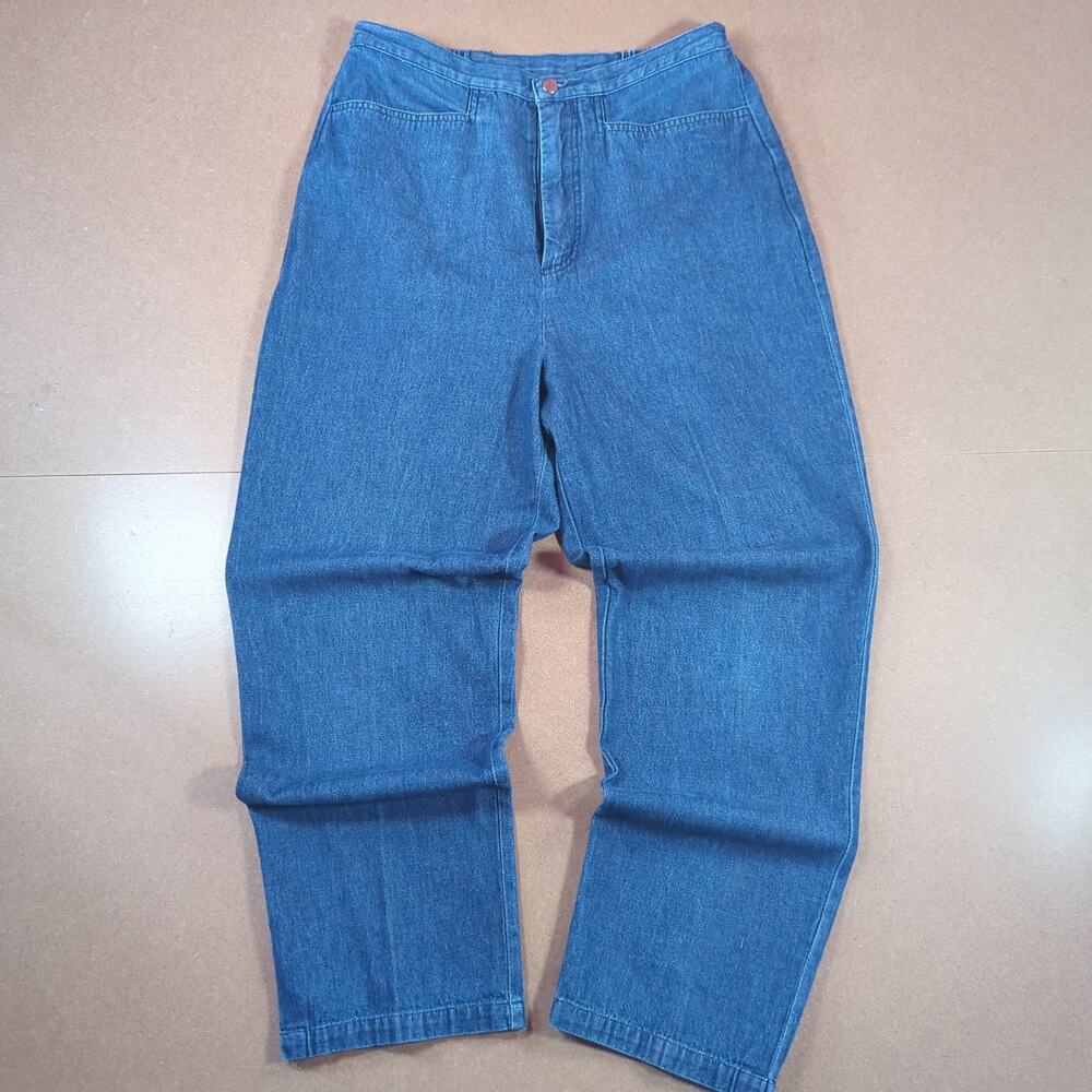 Bagatelle Jeans Women’s 8 Blue 100% Cotton Straight Leg Cropped Denim